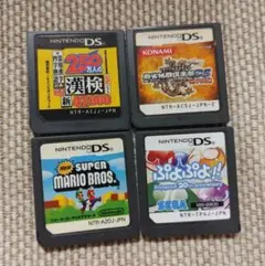 任天堂DSソフト　4本まとめ売り　箱無し
