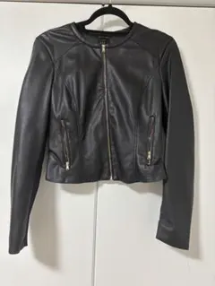 ZARA レザージャケット ブラック ライダース