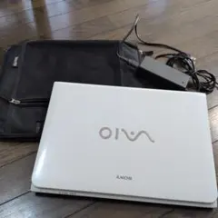 【1月中価格！】Sony VAIO ホワイトノートPC ACアダプター付き