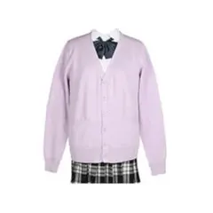 スクールカーディガン パステル パープル 薄紫