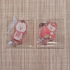 BT21 ガチャ　つながるアクリルチャーム　RJ 2個セット