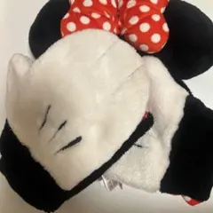 ミッキーマウス フリースキャップ ミニーマウスリボン付き