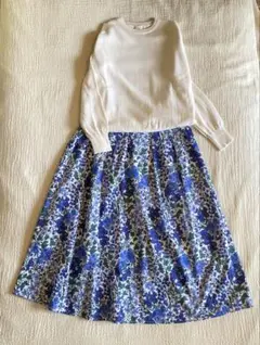 リバティプリントスカート