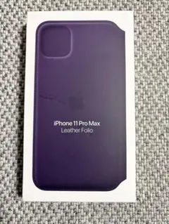 純正品iPhone 11 Pro Max Leather Folio