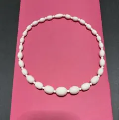 レトロアクセ◽️✨ホワイトビーズネックレス✨◽️