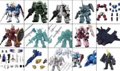 モビルスーツアンサンブル17種＋ジャンク1種