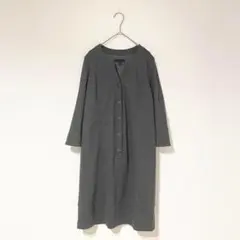 アイシービー ひざ丈 ワンピース ９号 フォーマル 袖ロールアップ オフィス