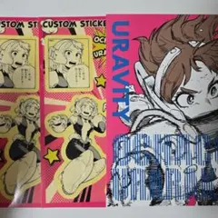 僕のヒーローアカデミア カスタムステッカー アートカード 麗日お茶子