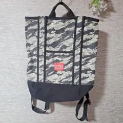限定モデル Manhattan Portage 迷彩リュックタイガーストライプ黒