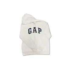【人気】GAP パーカー グレー ロゴプリント Sサイズ秋服　ストリート