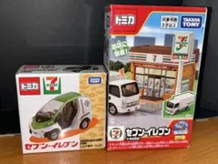 トミカ　セブン・イレブン　トミカタウン＆トヨタ車体　コムス