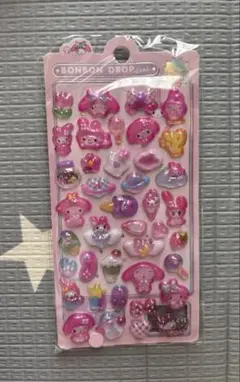 ボンボンドロップシール 発光シール