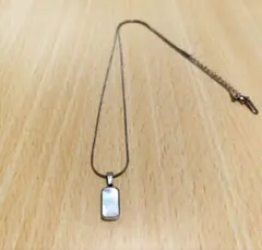 サージカルステンレスネックレス シルバー 金属アレルギー対応 リバーシブルトップ