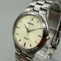 稼働品✨SEIKO 腕時計 クォーツ ドルチェ シルバー