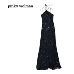 【ピンキーウォルマン】M キャミワンピース ロング パーティー　キャバドレス