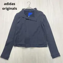 ● adidas originals スウェット　ジップアップブルゾン　L