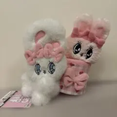 新品未使用タグ付き　エスターバニー　ぬいぐるみ付き小物入れとふわふわマスコット