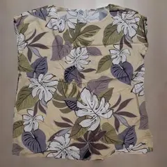 MADE IN HAWAIIフラワープリント 半袖シャツ M/L