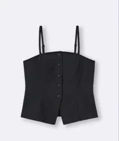 GU フロントボタンビスチェL