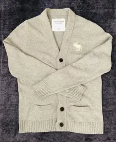 アバクロ Abercrombie & Fitch グレー Ｖカーディガン
