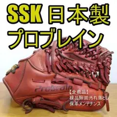SSK Probrain 硬式用グローブ レッド　赤　エスエスケイ　プロブレイン SSK Probrain 硬式用グローブ レッド 赤 エスエスケイ プロ