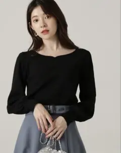 PROPORTION BODY DRESSING ⭐︎ハートカット総針ニット