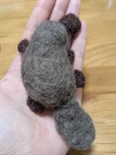 羊毛フェルト キモカワ動物シリーズ サル ハンドメイド マグネット入り