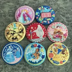 ディズニー刺繍缶バッジ2/8個セット