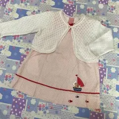 ファミリア ボレロカーディガン　ワンピース　セット