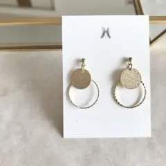 【No.573】ゴールド フープ リング ハンドメイドピアス アレルギー対応