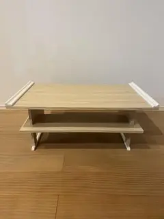 목재 2단 워프 데스크