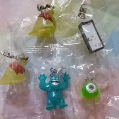 モンスターズインクめじるしアクセサリー (ランドール以外セミコンプ)５点セット