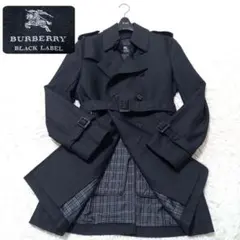 ●美品●　バーバリーブラックレーベル　トレンチコート　ライナー　ヘリンボーン