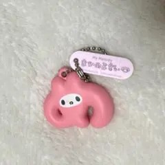 My Melody シリコンキーホルダー ピンク 約6cm