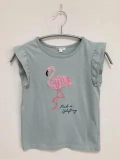 a.v.v.　フラミンゴ　Tシャツ　140cm　グリーンのサムネイル