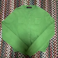 CABaN 長袖カーディガン グリーン