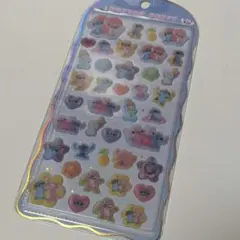 Stitch Cotton Puffy コットンパフィー シール　スティッチのサムネイル