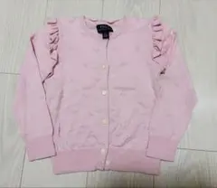 【ラルフローレン 】ポロ ピンク フリルカーディガン 110cm 長袖