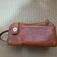 新品 JONBAG ブラウンレザー ショルダーバッグ フラップ付き - メルカリ