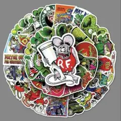 R.F ラットフィンク シール ステッカー 約50枚