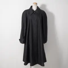 Christian Dior ピュアシルク 春物 フレアコート ブラック