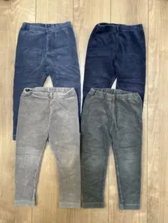 UNIQLO ユニクロ　キッズ　ベビー　90 コーデュロイ パンツ　 4点セット