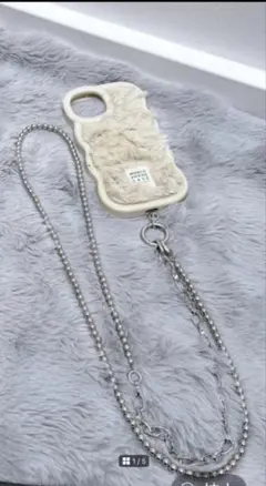 メタルビーズコンビ　ショルダーストラップ　LAKOLE