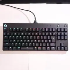 Logitech G PRO RGB ゲーミングキーボード メカニカル赤軸使用少