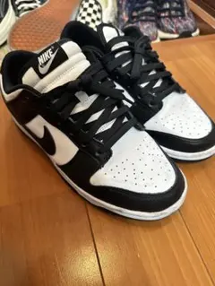 ナイキダンクロー　レトロ　ホワイト/ブラック　パンダ　ダンク　26cm