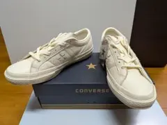 コンバース スター＆バーズ レザー ホワイト サイズ28cm