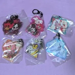 ハズビンホテル　アクリルキーホルダー　ガチャ　6種セット