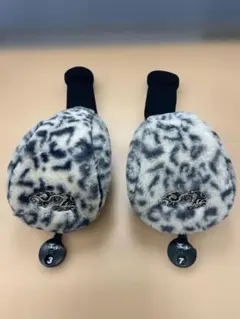 DANCE WITH DRAGON ヘッドカバー 2点セット レオパード柄