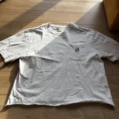 Carhartt カーハート リメイク ホワイト Tシャツ Lサイズ