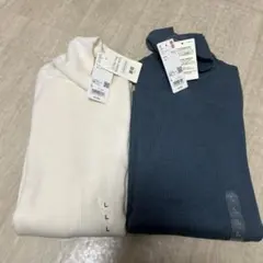 UNIQLO WOMEN メリノ リブタートルネック セーター